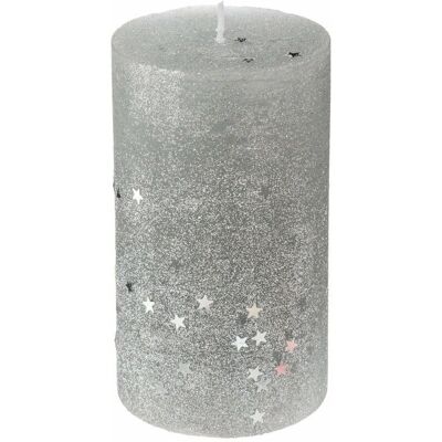 Candela Stella d'Argento Feeric Lights & Christmas - 12cm Candela Stella d'Argento Feeric Lights & Christmas - 12cm
