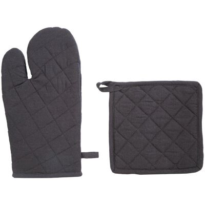 Atmosphera Modell 131515L Ofenhandschuhe und Topflappen - Dunkelgrau Atmosphera Modell 131515L Ofenhandschuhe und Topflappen - Dunkelgrau