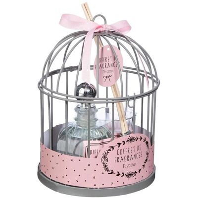 Atmosphera Lola 13,5cm Geschenkbox - Grau Gitter Atmosphera Lola 13,5cm Geschenkbox - Grau Gitter