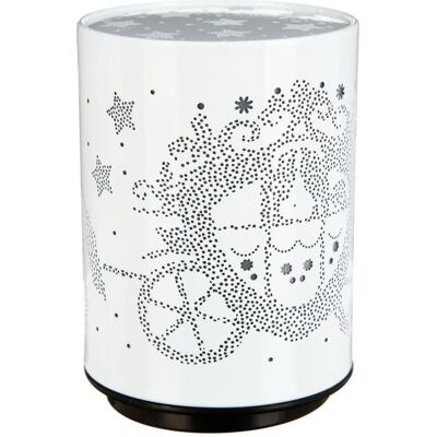 Luce notturna LED bianca in metallo Atmosphera - Lampada per bambini - 8x11cm Luce notturna LED bianca in metallo Atmosphera - Lampada per bambini - 8x11cm