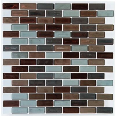 Adhésif pour carreaux rectangulaires Atmosphera Créateur d'Intérieur - PVC 25x25cm - Publicité Adhésif pour carreaux rectangulaires Atmosphera Créateur d'Intérieur - PVC 25x25cm - Publicité