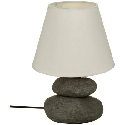 Lampada in ceramica Sea di Atmosphera - 30cm - Grigio Lampada in ceramica Sea di Atmosphera - 30cm - Grigio