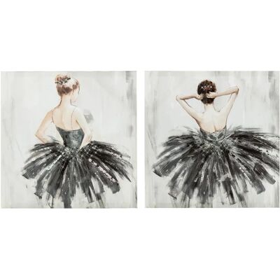 Arte da Parete Atmosphera - Ballerina con Strass - 48x48 cm Arte da Parete Atmosphera - Ballerina con Strass - 48x48 cm