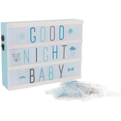 Caja de luz Atmosphera para niños - 88 letras y símbolos - Montaje en pared Caja de luz Atmosphera para niños - 88 letras y símbolos - Montaje en pared