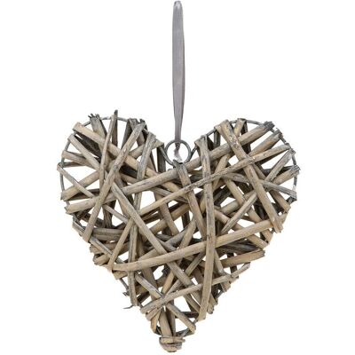 Atmosphera Wanddekoration - Herz aus Weide - 20cm Atmosphera Wanddekoration - Herz aus Weide - 20cm