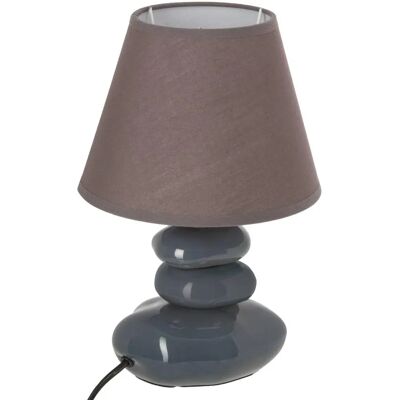ATMOSPHERA Lampada da notte in ceramica Leny a forma di ciottolo - Luce da tavolo ATMOSPHERA Lampada da notte in ceramica Leny a forma di ciottolo - Luce da tavolo