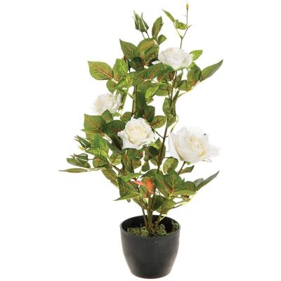 Pianta artificiale rosa Atmosphera - Decorazione 50cm - Pianta Finta Pianta artificiale rosa Atmosphera - Decorazione 50cm - Pianta Finta