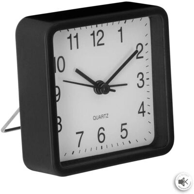 Sveglia Atmosphera - Design quadrato silenzioso - 8,2x8 cm Sveglia Atmosphera - Design quadrato silenzioso - 8,2x8 cm