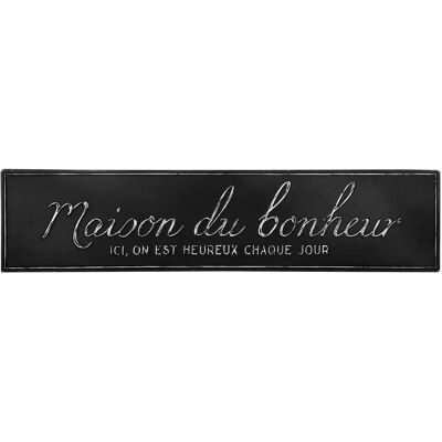 Arte da Parete Atmosphera - 78x18cm Bianco e Nero - Rilievo in Metallo - Decorazione Casa Arte da Parete Atmosphera - 78x18cm Bianco e Nero - Rilievo in Metallo - Decorazione Casa