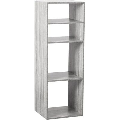 Étagère modulaire grise 4 compartiments - Rangement maison 5five - Publicité Étagère modulaire grise 4 compartiments - Rangement maison 5five - Publicité