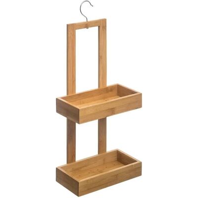 Bambus Badezimmerregal - 2 Ebenen, 61x26x14cm - Umweltfreundlich Bambus Badezimmerregal - 2 Ebenen, 61x26x14cm - Umweltfreundlich