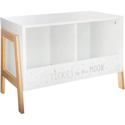 Estantería infantil blanca Atmosphera - 60cm - Elegante y Duradera Estantería infantil blanca Atmosphera - 60cm - Elegante y Duradera