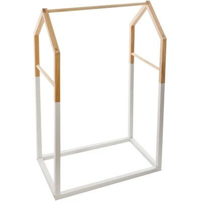 ATMOSPHERA Armoire enfant design cottage - Blanc 60x100cm ATMOSPHERA Armoire enfant design cottage - Blanc 60x100cm