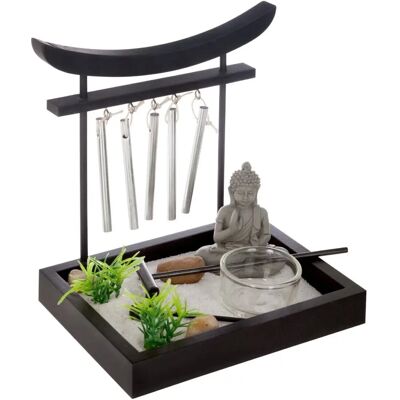 Atmosphera Buddha Zen Garten Dekor - Entspannende Klangröhren Atmosphera Buddha Zen Garten Dekor - Entspannende Klangröhren