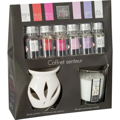 Atmosphera Wachs-Kerze - Aromatherapie-Set mit Ölen & Kerze Atmosphera Wachs-Kerze - Aromatherapie-Set mit Ölen & Kerze