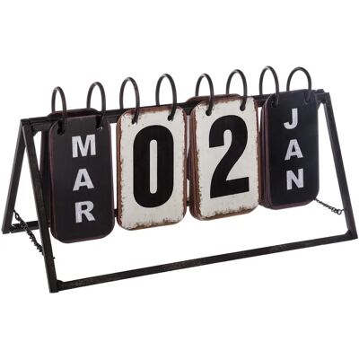 Atmosphera Modèle - Calendrier en Métal Vintage - Décoratif & Résistant - Publicité Atmosphera Modèle - Calendrier en Métal Vintage - Décoratif & Résistant - Publicité