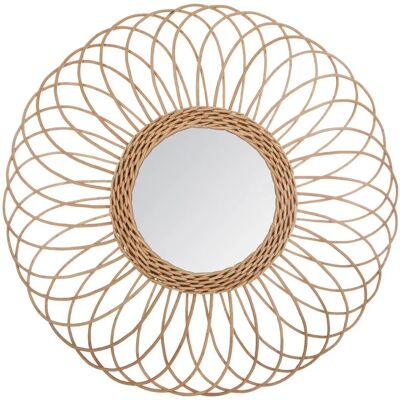 Lustro ścienne Atmosphera - Rondo z rattanu - 58cm Lustro ścienne Atmosphera - Rondo z rattanu - 58cm