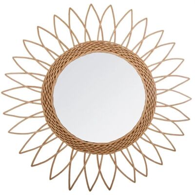 Atmosphera 158214 Wandspiegel - Rund Rattan Sonnendesign Atmosphera 158214 Wandspiegel - Rund Rattan Sonnendesign