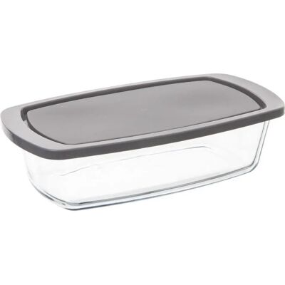 Northix Plat en verre avec couvercle pour cuisson - Gris - Plat en verre - Publicité Northix Plat en verre avec couvercle pour cuisson - Gris - Plat en verre - Publicité