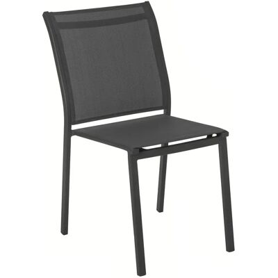 Sedia da giardino impilabile Hespéride - Alluminio e Texaline moderni Sedia da giardino impilabile Hespéride - Alluminio e Texaline moderni