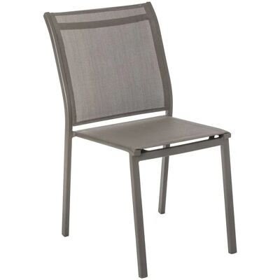 Silla de jardín apilable Wengé Tonka - Hespéride Silla de jardín apilable Wengé Tonka - Hespéride