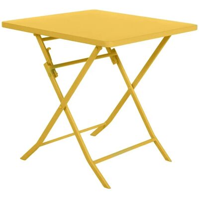 Mesa Plegable de Jardín Greensboro - Para espacios pequeños, Antióxido Mesa Plegable de Jardín Greensboro - Para espacios pequeños, Antióxido