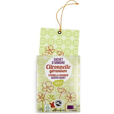 Aromandise Røkelser - Citronella-Geranium - Naturlig Oppfriskende Duft Aromandise Røkelser - Citronella-Geranium - Naturlig Oppfriskende Duft