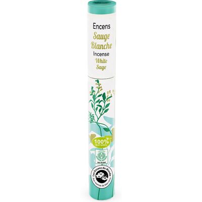 Aromandise Hvit Salvie Røkelser - Beroligende, 30 pinner Aromandise Hvit Salvie Røkelser - Beroligende, 30 pinner
