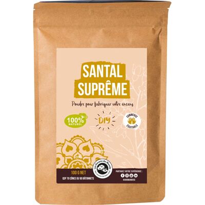 Aromandise DIY Kadzidło z Drzewa Sandałowego - Relaksujące, Naturalne, 100g Aromandise DIY Kadzidło z Drzewa Sandałowego - Relaksujące, Naturalne, 100g