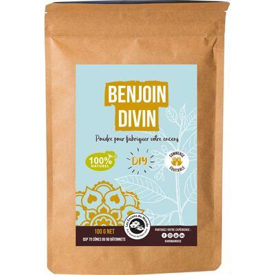 Kit d'Encens DIY Aromandise - Poudre de Benjoin Divin - 100g - Publicité Kit d'Encens DIY Aromandise - Poudre de Benjoin Divin - 100g - Publicité