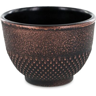 Tasse en fonte noire et bronze d'Aromandise - Tasse à café - Publicité Tasse en fonte noire et bronze d'Aromandise - Tasse à café - Publicité