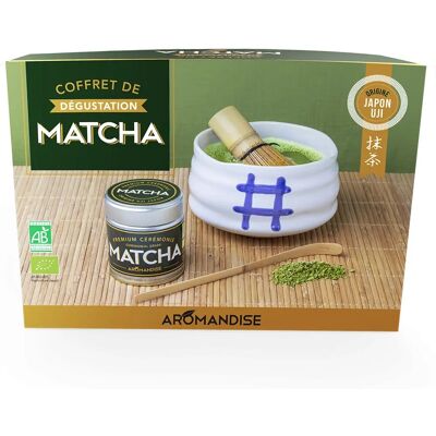 Aromandise - THECOF1 - Cérémonie de Matcha - Kit de cérémonie du thé - Publicité Aromandise - THECOF1 - Cérémonie de Matcha - Kit de cérémonie du thé - Publicité