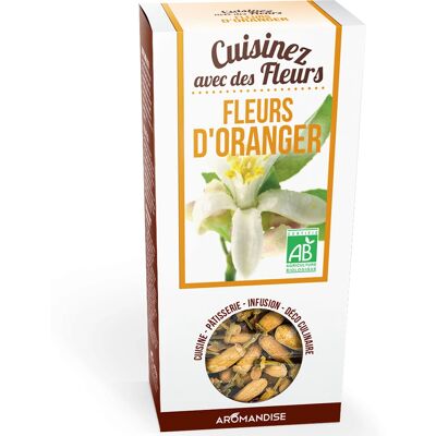 Fleurs d'oranger biologiques comestibles - 30 g - Assaisonnement - Publicité Fleurs d'oranger biologiques comestibles - 30 g - Assaisonnement - Publicité