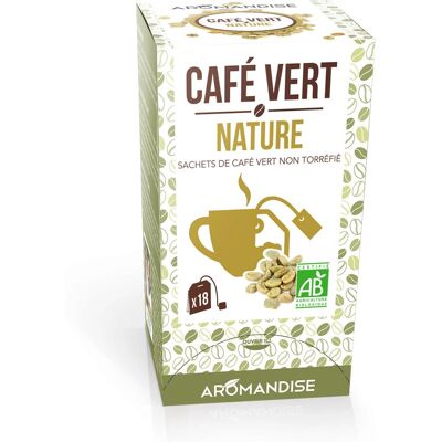 Aromandise Café Vert - 20 Sachets - Type de Produit de Café - Publicité Aromandise Café Vert - 20 Sachets - Type de Produit de Café - Publicité
