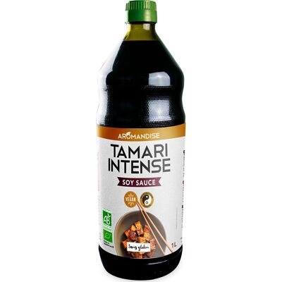 Aromandise Sauce Tamari biologique - Sauce soja - 1L - Publicité Aromandise Sauce Tamari biologique - Sauce soja - 1L - Publicité