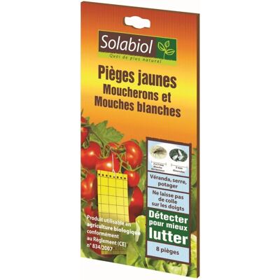 Trampas amarillas Solabiol - Control de plagas en jardín Trampas amarillas Solabiol - Control de plagas en jardín