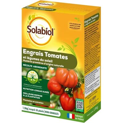 Engrais biologique Solabiol Sotomy15 pour tomate et légumineuses - 1,5 Kg - Publicité Engrais biologique Solabiol Sotomy15 pour tomate et légumineuses - 1,5 Kg - Publicité