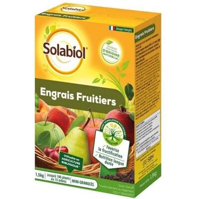 Concime Solabiol Sofruy15 per Frutta - 1,5kg Concime Solabiol Sofruy15 per Frutta - 1,5kg