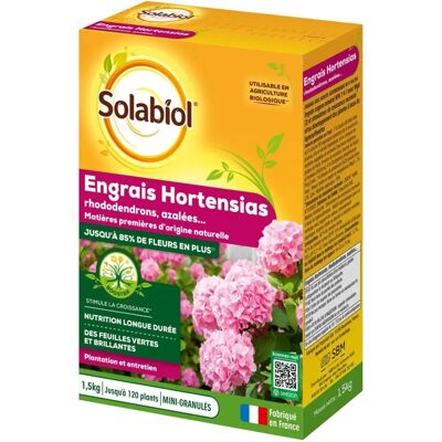 Concime biologico Solabiol Sorhoy15 per ortensie, rododendri, azalee & camelie Concime biologico Solabiol Sorhoy15 per ortensie, rododendri, azalee & camelie