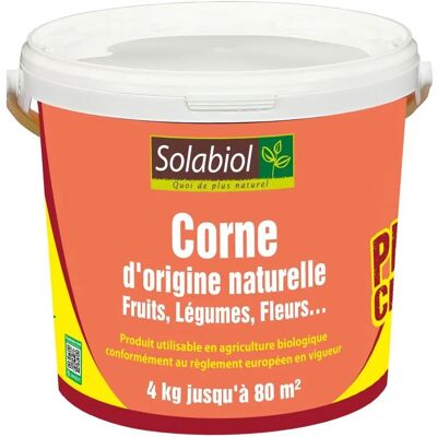 Solabiol - Abono natural de cuerno - 4 kg Solabiol - Abono natural de cuerno - 4 kg