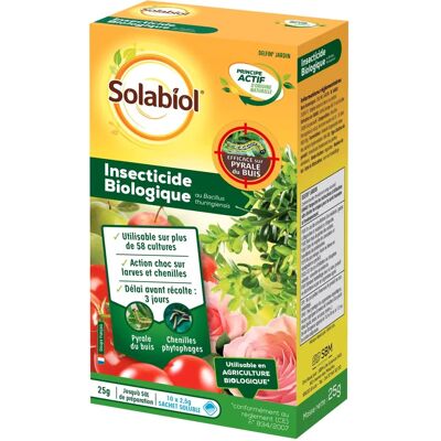 SOLABIOL Delfin Jardin 10x2.5g - Insecticide biologique contre chenilles - Publicité SOLABIOL Delfin Jardin 10x2.5g - Insecticide biologique contre chenilles - Publicité