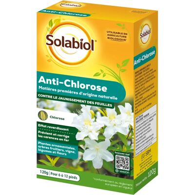 Willemse SOLABIOL Anti-chlorose Ferrostrene 120g - Trattamento piante Willemse SOLABIOL Anti-chlorose Ferrostrene 120g - Trattamento piante