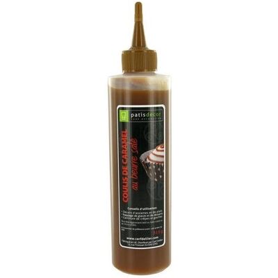 Patisdécor - Coulis de caramel beurre salé - Sauce - Publicité Patisdécor - Coulis de caramel beurre salé - Sauce - Publicité