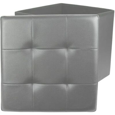 CMP IBERICA Pouf-Box Pliable Gris - Pouf / Tabouret CMP IBERICA Pouf-Box Pliable Gris - Pouf / Tabouret
