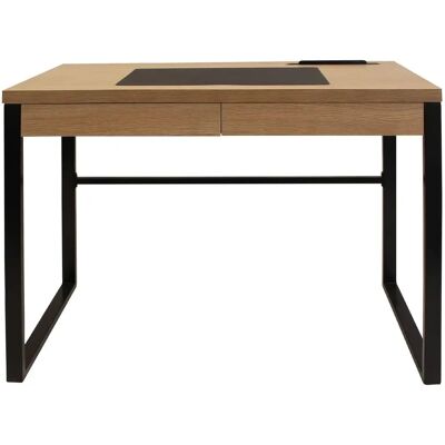 Home Deco Factory - Bureau rectangulaire en métal et MDF - Certifié FSC Home Deco Factory - Bureau rectangulaire en métal et MDF - Certifié FSC