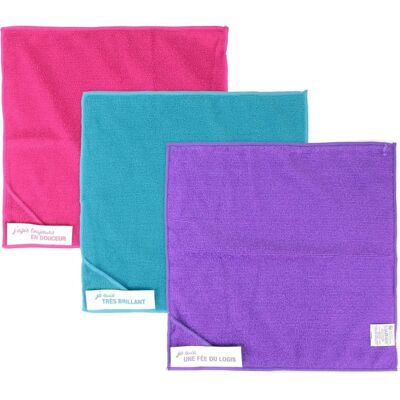 Cmp Suivi Microfiber Doeken - Verpakkingen 6, 3, 12, 24 - Reinigingsartikelen Cmp Suivi Microfiber Doeken - Verpakkingen 6, 3, 12, 24 - Reinigingsartikelen