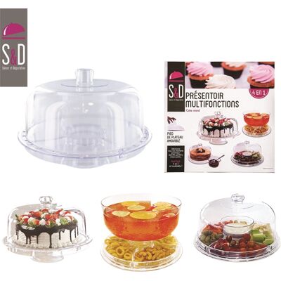 Lily cook KA1101 Rangement à Gâteaux - Rond Transparent - Publicité Lily cook KA1101 Rangement à Gâteaux - Rond Transparent - Publicité