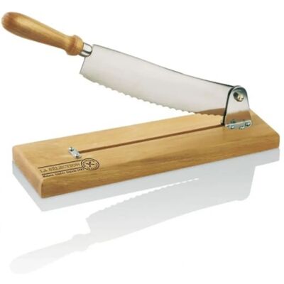 Totally Addict KD 3159 Trancheuse à pain en bois - Pain et acier Totally Addict KD 3159 Trancheuse à pain en bois - Pain et acier