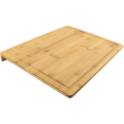 COOK CONCEPT Planche à découper en bambou avec rebord - 33,5x44cm - Publicité COOK CONCEPT Planche à découper en bambou avec rebord - 33,5x44cm - Publicité