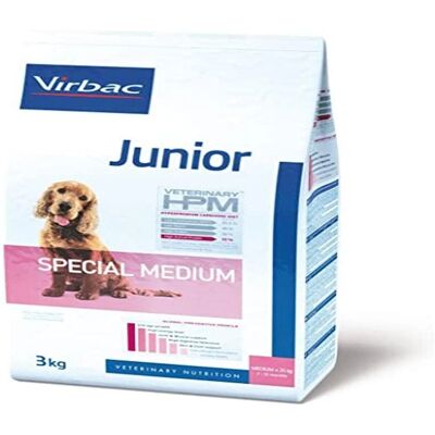 Virbac Ração Junior Média Especial - Dieta Veterinária Virbac Ração Junior Média Especial - Dieta Veterinária